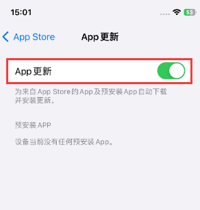 余杭苹果15维修中心如何让iPhone15APP自动更新